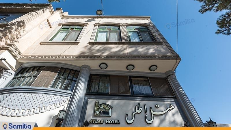 نمای ساختمان هتل اطلس یزد